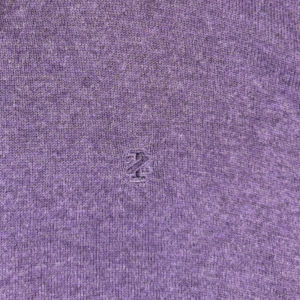 NWT IZOD V-Neck Sweater Mens 3XL Purple Premium Essentials 100% Cotton Knit - Picture 6 of 11